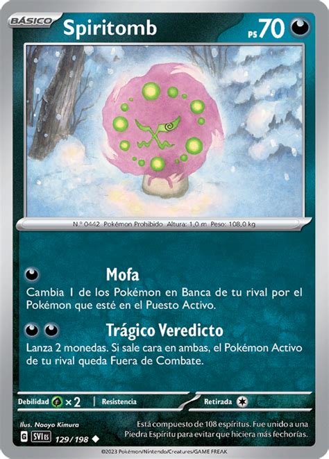 Spiritomb Escarlata Y P Rpura Tcg Wikidex La Enciclopedia Pok Mon