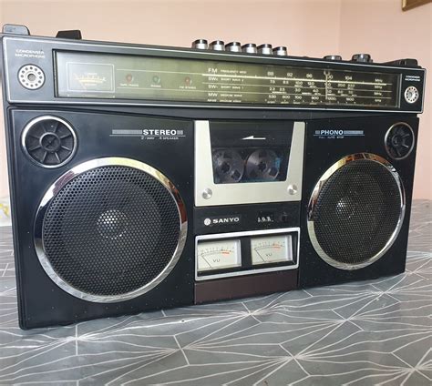 Kultowy radiomagnetofon Boombox Ghettoblaster Sanyo M4500KE Wieluń OLX pl