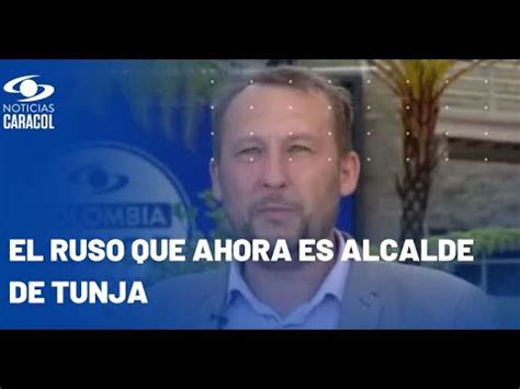 Mikhail Krasnov Ruso Que Fue Elegido Como Alcalde De Tunja Habla En