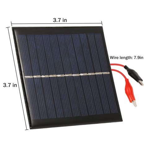 Portable Solar Charger Met Alligator Clip Compact Grandado