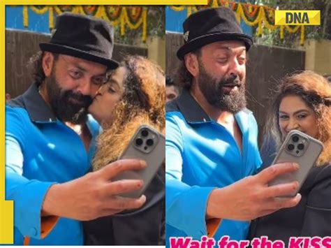 Watch Female Fan Kisses Bobby Deol While Taking Selfie In Viral Video