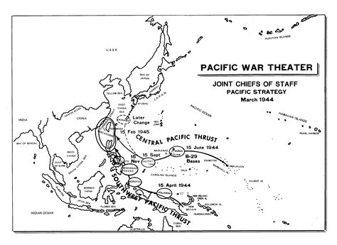 Map Of The Pacific Theater