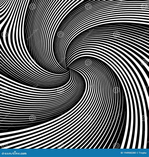 Abstract Swirl Vortex Rotation Movement Stock Vector Illustration Of