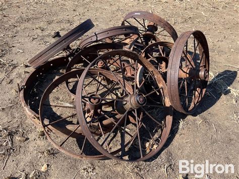 Antique Steel Wagon Wheels BigIron Auctions