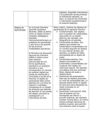 Recurso Material Medio Didacticos Y Objeto De Aprendizaje PDF