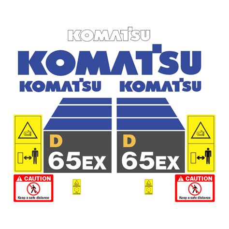 Komatsu D65ex 16 Decals Online