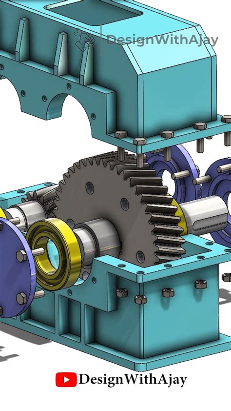 How to design single stage reduction helical gear box designwithajay ...