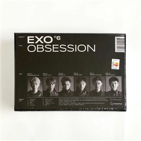 Jual READY EXO ALBUM VOL 6 OBSESSION EXO X EXO VER Shopee