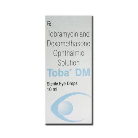 Toba Dm Allopathic Tobramycin And Dexamethasone Ophthalmic Solution Eye