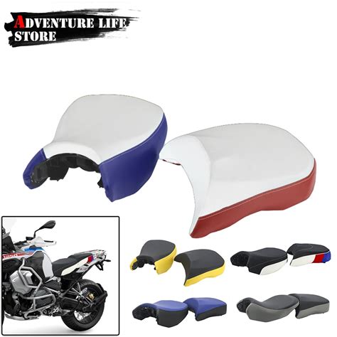 Funda de asiento de pasajero para motocicleta cojín delantero y