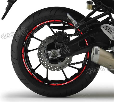 Kit Adesivo Friso Refletivo Roda Moto Yamaha Mt Fri Adesivos