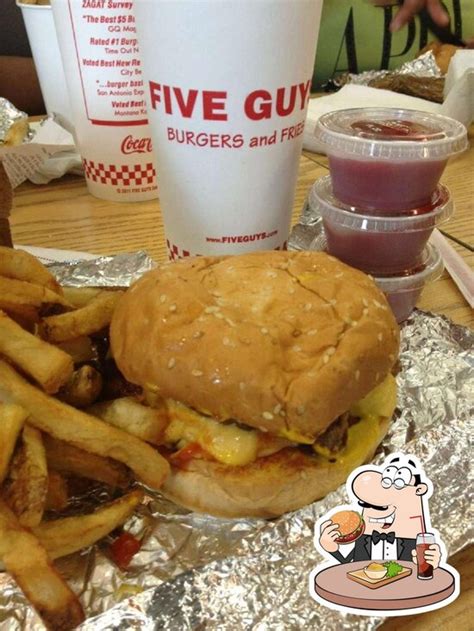 Menu At Five Guys Fast Food Ridgeland Highland Colony Pkwy