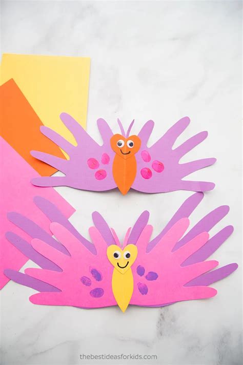 20 Best Butterfly Handprint Crafts & Art Ideas - Fun Loving Families