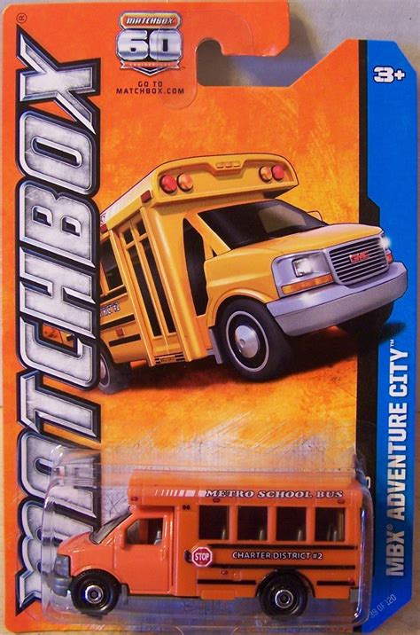 Matchbox City Action Gmc School Bus Yellow Detailed Diecast 42 Scale 1 64 Colle Toys And Hobbies