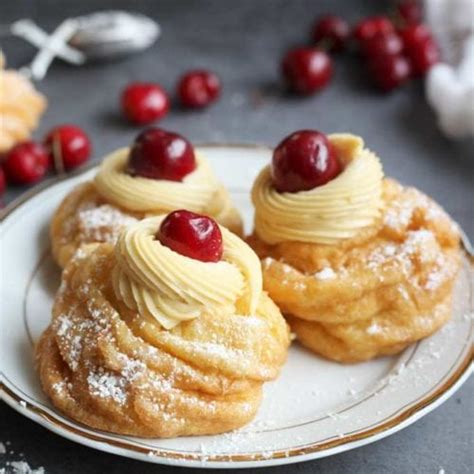 Zeppole Di San Giuseppe Traditional Italian Recipe Flavors