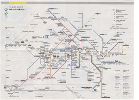 Historische Liniennetze Der Bvg 1987 1992