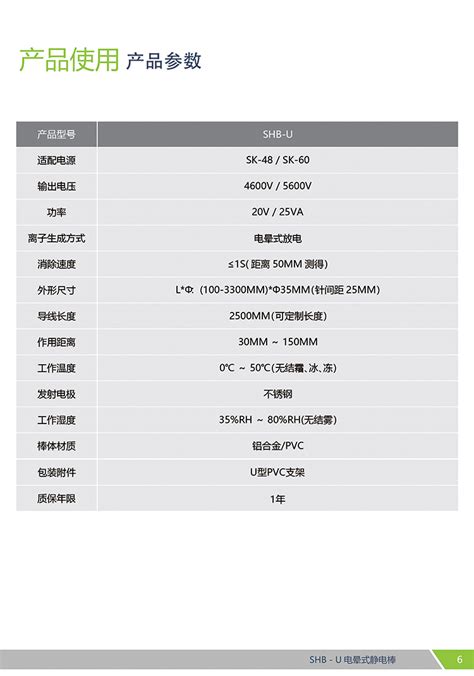 Shb U 静电消除棒江西森木电子有限公司