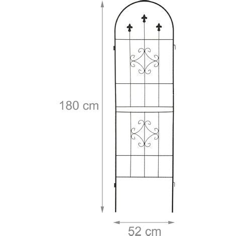 Relaxdays Rankgitter Er Set Hxb X Cm Metall Rankhilfe F R