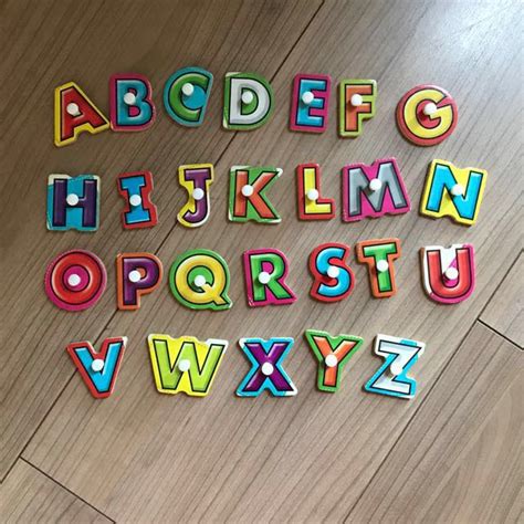 Preloved Alphabet Puzzle Hobbies Toys Toys Games On Carousell