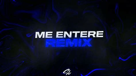 Me Enteré Remix Tiago Pzk Tini Santiago Lojo Youtube