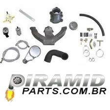 Kit Turbo VW CHT Gol Carburado 1 0 Sem Turbina T2 Piramid Parts Racing