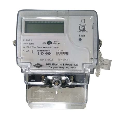 Hpl Static Lcd Type Energy Meter At 500000 Inr In Delhi Indian Electricals And Automation