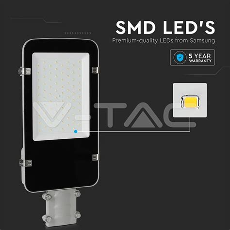 Led Street Lights Led Street Light Samsung Chip W A Grey Body K