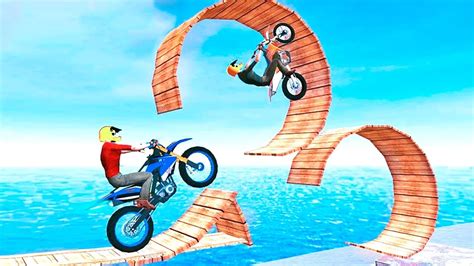 Bike Racing Games Bike Stunt Tricks Master Gameplay Android Free