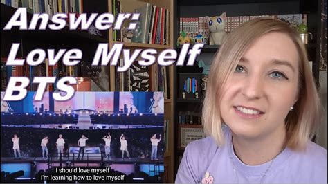 POET REACTS To BTS ANSWER LOVE MYSELF Lyrics YouTube