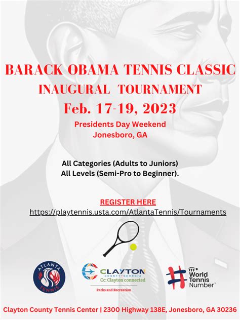 Barack Obama Tennis Classic – Clayton County Parks