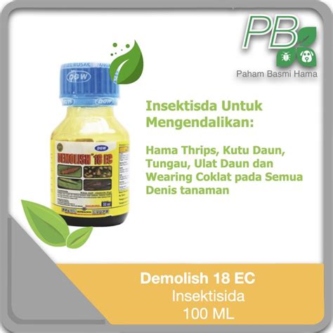 Jual Demolish 18 Ec Insektisida Tanaman Abamektin Basmi Kutu