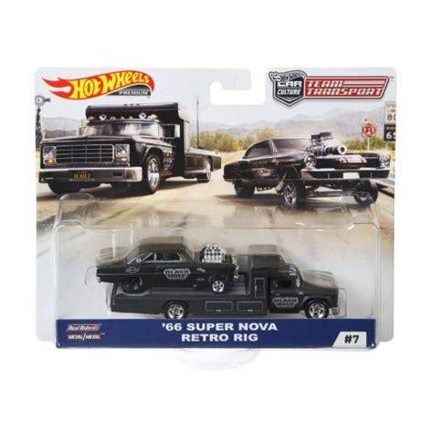 Hot Wheels Team Transport Super Nova Retro Rig Black Hole Marketescala