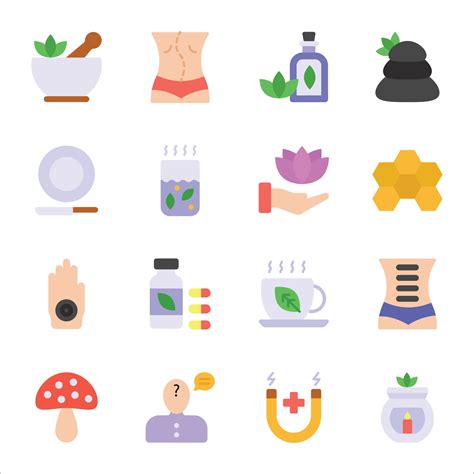 Alternative Flat Icons Sets Vector Art At Vecteezy