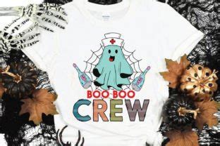 Boo Boo Crew Halloween Nurse Sublimation Graphic By Craftartstudio