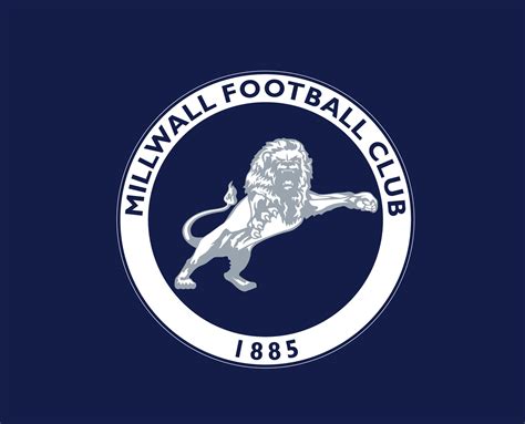 Millwall FC Club Logo Symbol Premier League Football Abstract Design ...