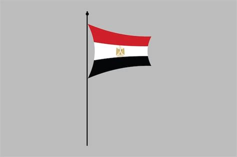 Premium Vector Egypt Flag The Flag Of Egypt National Egypt Flag Vector Illustration Flag Of