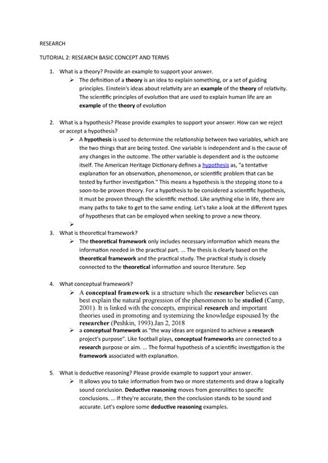 Research Framework Example In Thesis Thesis Title Ideas For College