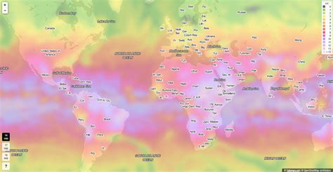 Mapa UV Índice ultravioleta máximo