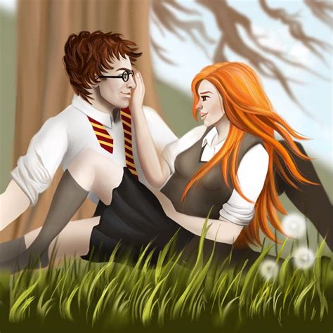 Harry Potter and Ginny Weasley fanart | Ginny weasley, Harry potter ...