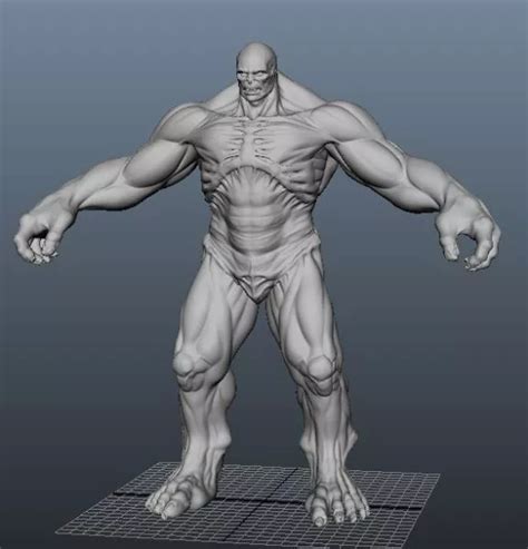 The Hulk Free 3d Model - .Ma, Mb - Open3dModel