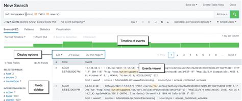 Basic Searches And Search Results Splunk Documentation