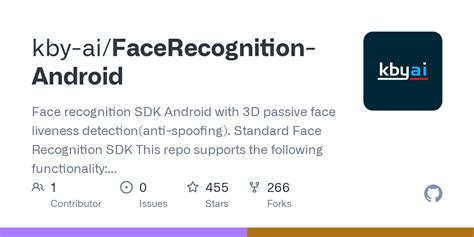 Github Kby Ai Facerecognition Android Face Recognition Sdk Android