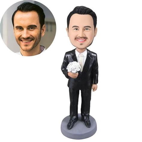 Handmade Men Bobblehead Custom 3d Polymer Clay Figurines Etsy