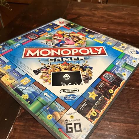 MONOPOLY GAMER EDITION Super Mario Kart Game Board Only Hasbro 8 65