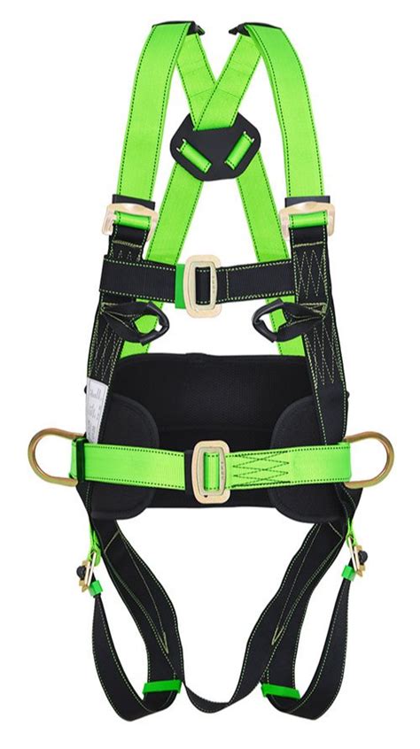 Polyester Green Pn Full Body Harness Safety Belt For Fall