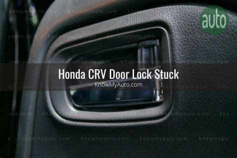 Replacing Honda Crv Door Lock Actuator Intermotor Door Lock