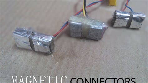 How To Make Magnet Connectors Easy Way Of Connecting Wires Youtube