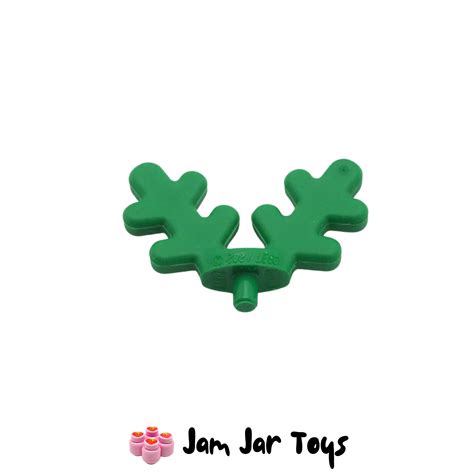 Lego Green Antlers With Pin For Lego Headgear With Holes Hg252