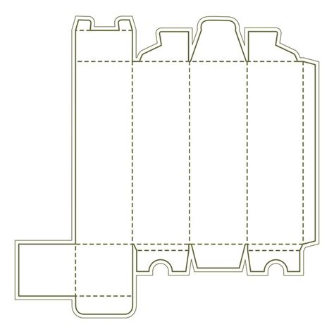 Wine Box Template Box Template Printable Box Template Paper Box