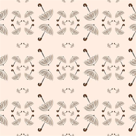 Umbrella pattern, illustration, vector on white background. 13732445 ...